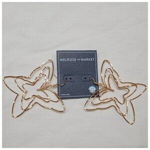 Melrose and Market Butterfly Mobile Earrings, NWT